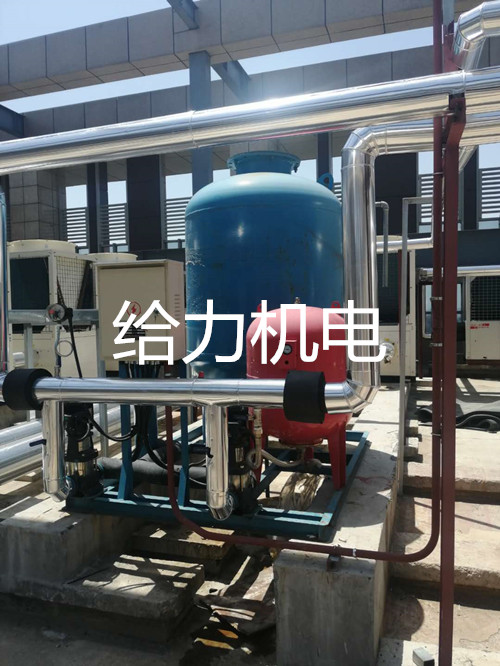 南京客戶預定的定壓補水裝置機組調試成功！