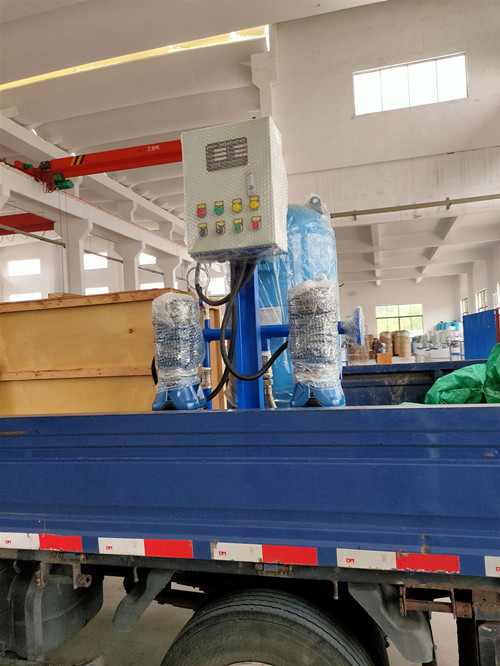 南京客戶預定的定壓補水裝置，全自動軟水器發貨啦！