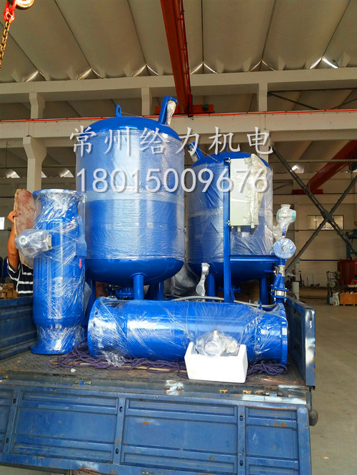 為河南客戶專業定制的防爆型定壓補水裝置和防爆型自動反沖洗過濾器已發貨！